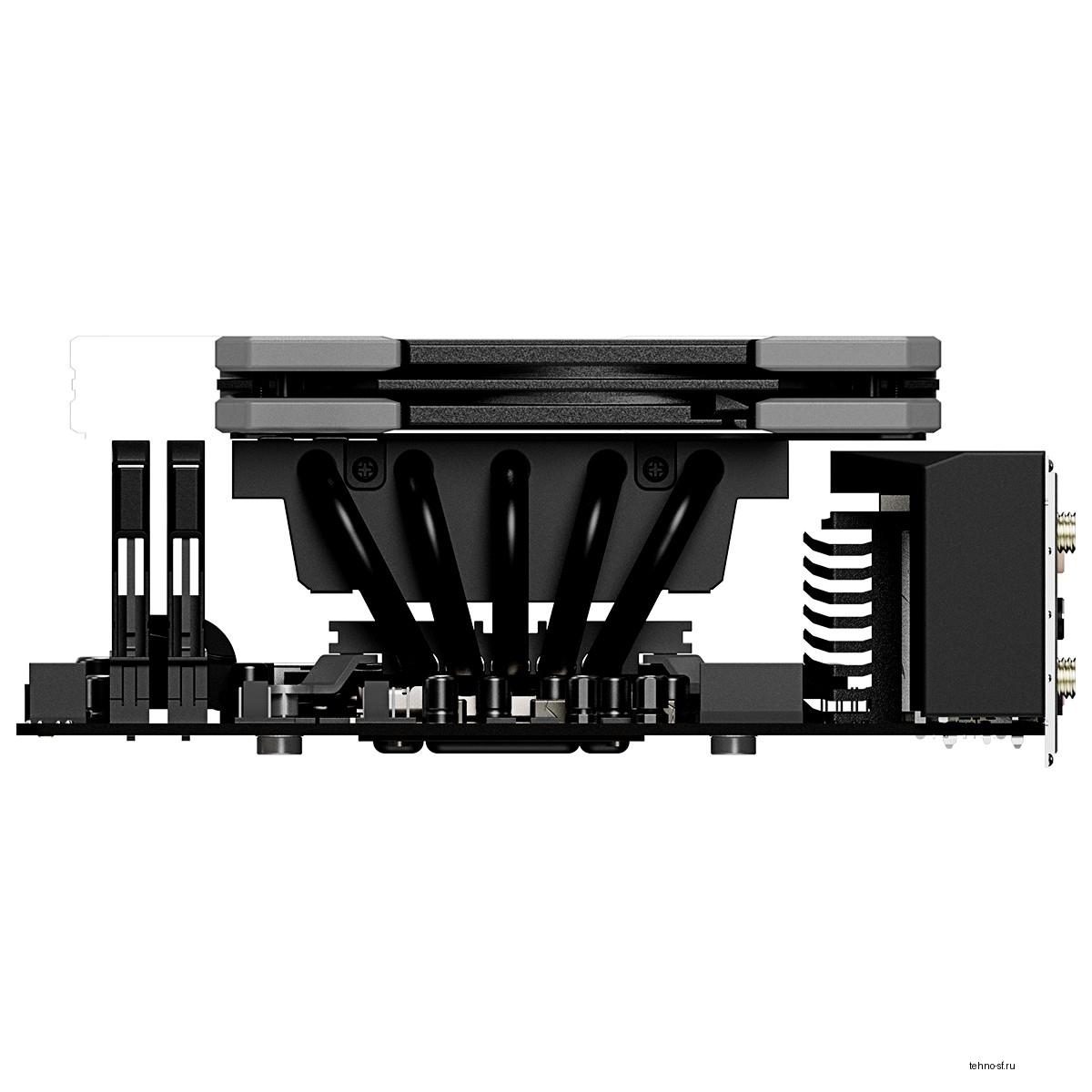 Cooler ID-Cooling IS-50X V3 {130W/PWM/LGA 115x/1200/1700/AMD/Low profile/Fan 120mm/Screws}