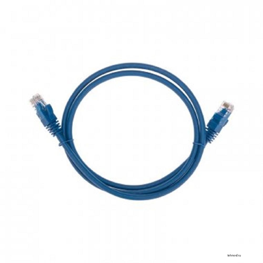 Rexant (02-0294-1) Патч-корд U/UTP, CAT 6, RJ45-RJ45, 26AWG, LSZH, синий, 1м