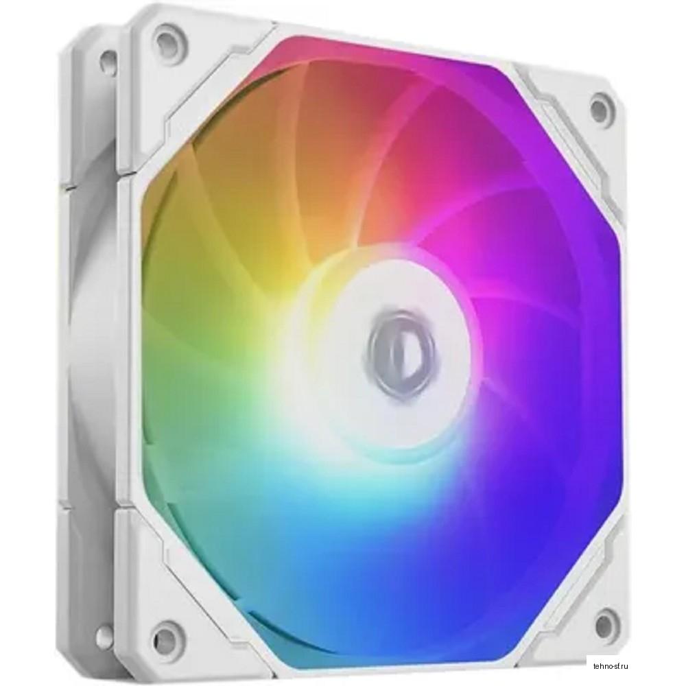 Case fan ID-Cooling TF-12025-PRO-ARGB WHITE 120мм ( PWM, резиновые углы, белый, ARGB, 500-1800об/мин)  BOX