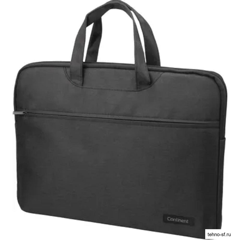 Сумка Continent  CC-107 BK (нейлон/полиэстер до 15.6",черный)