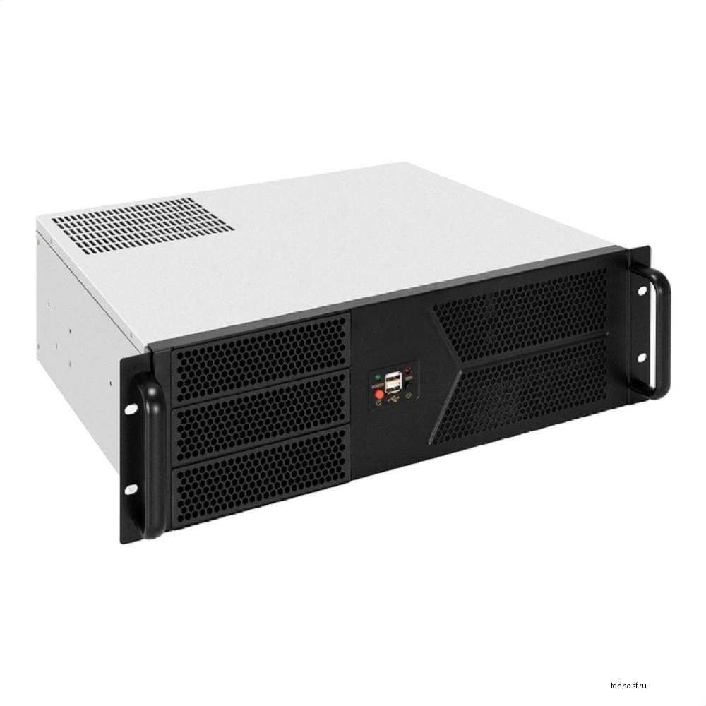 Exegate EX297730RUS Серверный корпус ExeGate Pro 3U400-07 <RM 19", высота 3U, глубина 400, без БП, 2*USB>