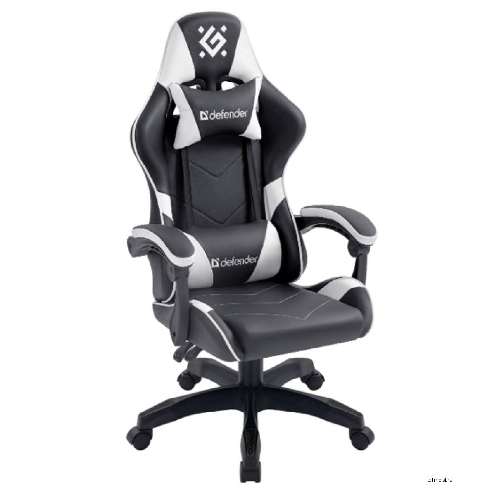 Игровое кресло Companion Черный/белый,класс 3,металл,PU DEFENDER