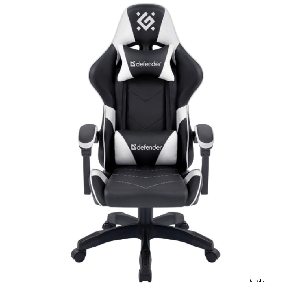 Игровое кресло Companion Черный/белый,класс 3,металл,PU DEFENDER