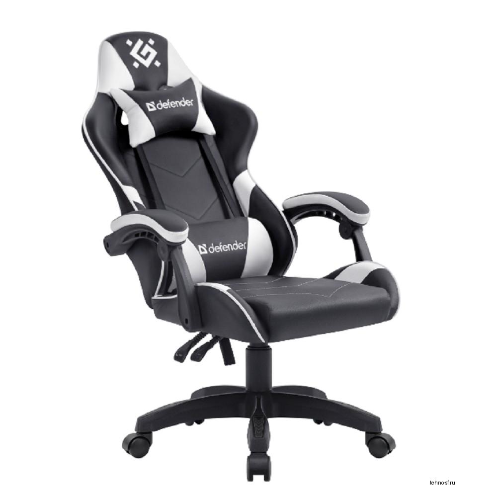 Игровое кресло Companion Черный/белый,класс 3,металл,PU DEFENDER