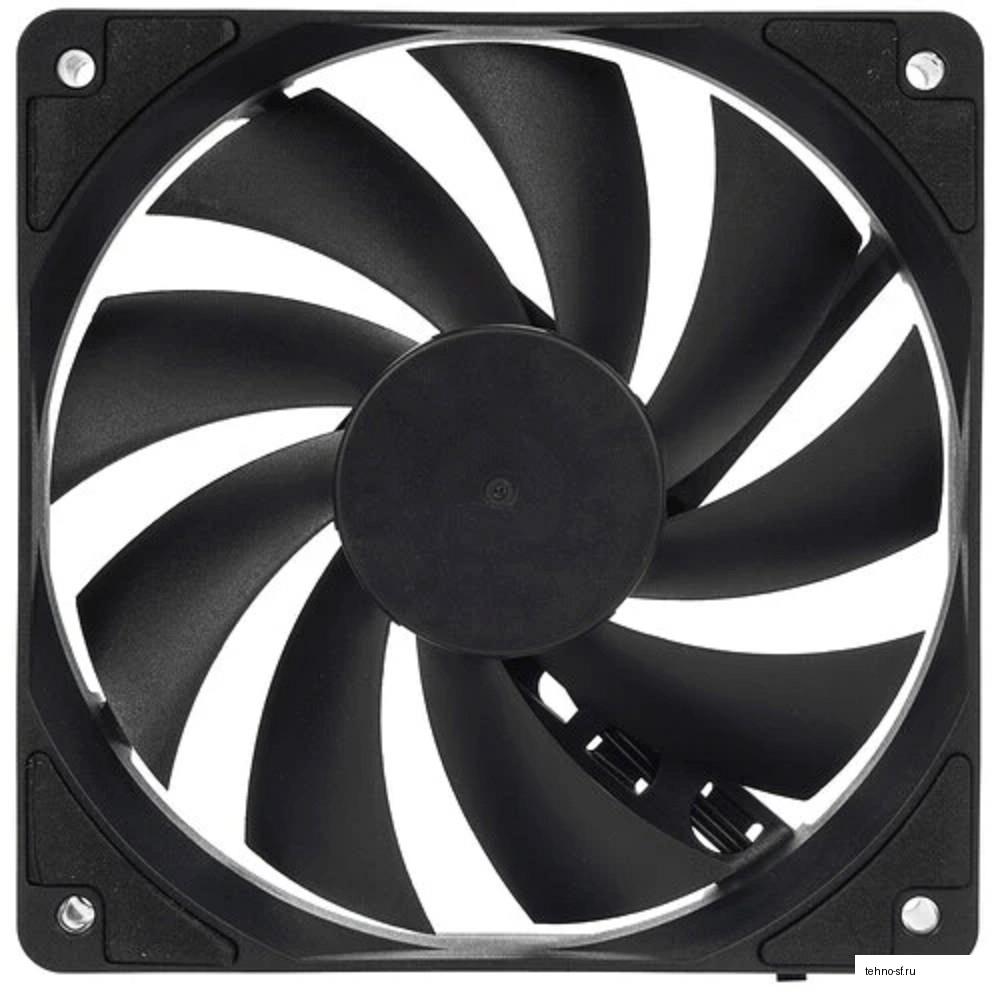 Вентилятор Digma DFAN-120-7 120мм черный 3-pin 4-pin (Molex)  Ret