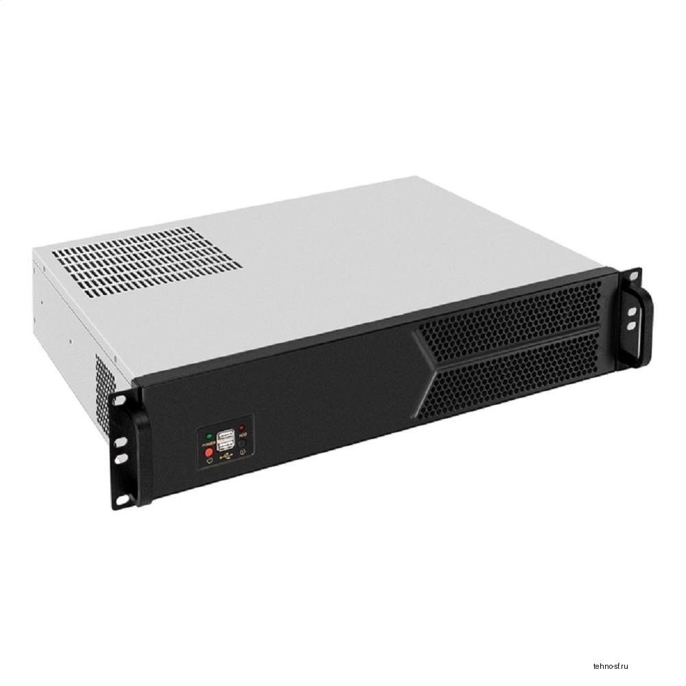 Exegate EX298436RUS Серверный корпус ExeGate Pro 2U330-03 <RM 19", высота 2U, глубина 330, БП 700PPH-SE, 2*USB>