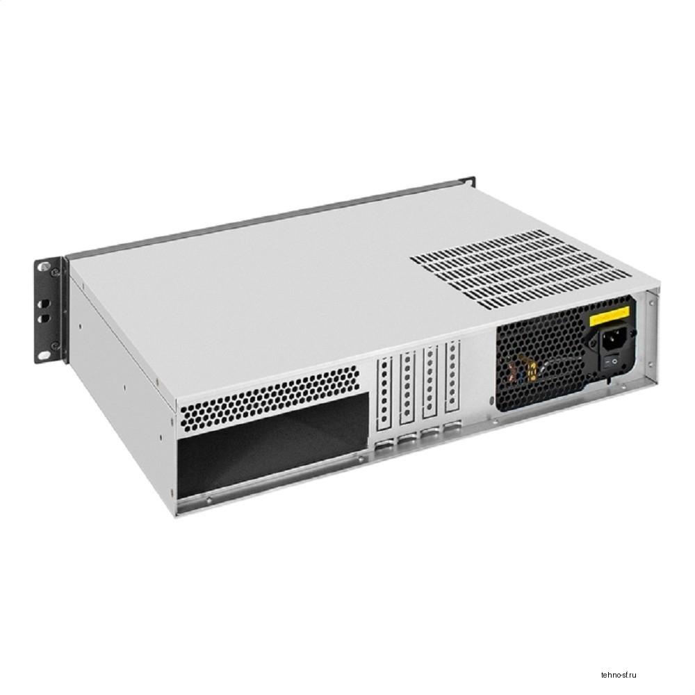 Exegate EX298436RUS Серверный корпус ExeGate Pro 2U330-03 <RM 19", высота 2U, глубина 330, БП 700PPH-SE, 2*USB>