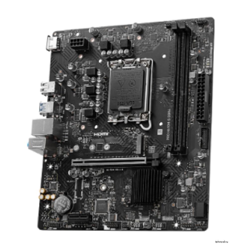 MSI PRO H610M-S DDR4 H610, LGA1700, 2*DDR4, 1*PCIEx16, 1*PCIEx1, 1*M.2, 2*USB3.2Gen1, 4*USB2.0, 2*SATA3.0, 1G, HDMI, M-ATX, RTL