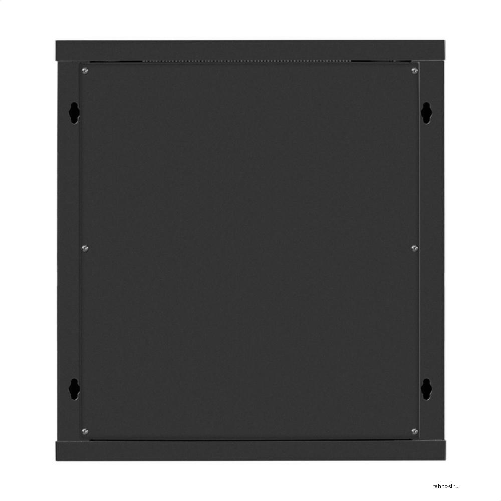 Exegate EX298610RUS Шкаф телекоммуникационный 19" настенный 12U ExeGate EC-WM-12U.600.G.BLACK (19”, 12U, 600x600x635mm (ШхГхВ), передняя дверь закаленное стекло, съемные боковые панели, пыле- и влагоз