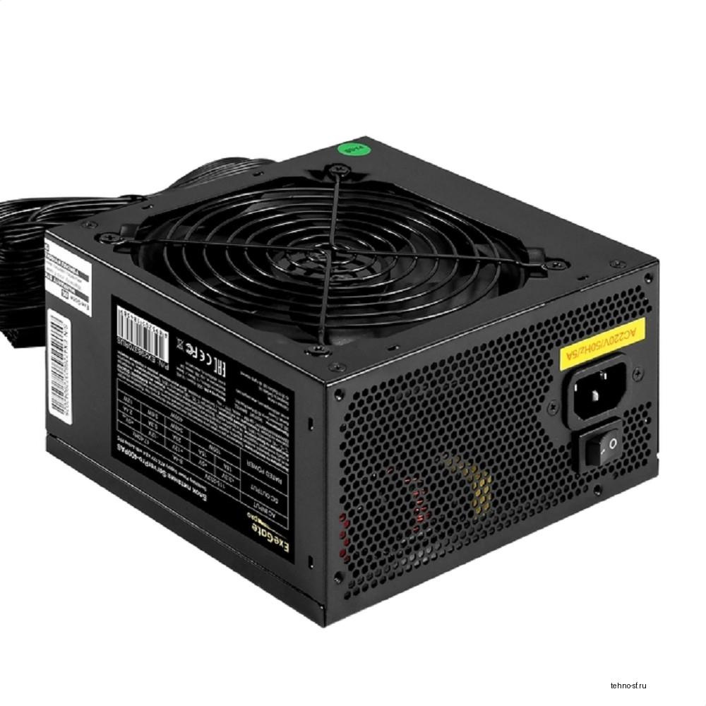 Exegate EX298370RUS Серверный БП 400W ExeGate ServerPRO-400PAS (ATX, APFC, КПД 80% (80 PLUS), 12cm fan, 24pin, 2x(4+4)pin, 4xPCI-E, 6xSATA, 4xIDE, Cable Management, black)