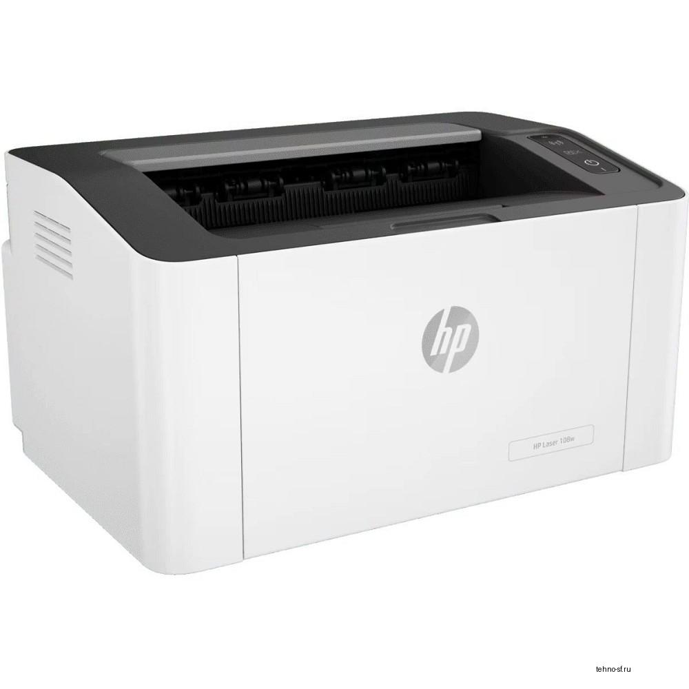 HP Laser 108w (4ZB80A) {A4, 1200dpi, 20ppm, 64Mb, USB 2.0, Wi-Fi, AirPrint, HPSmart}