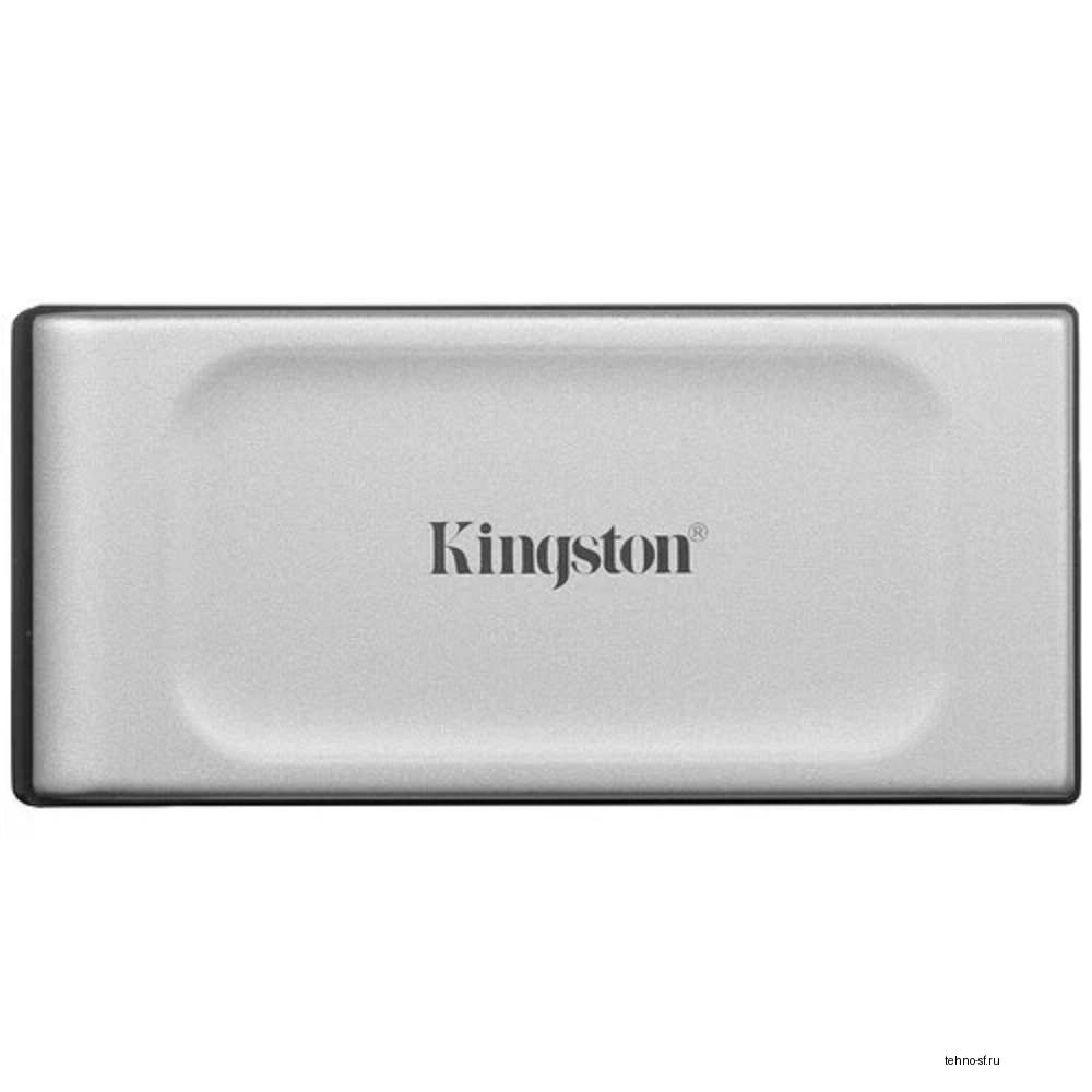 Kingston External SSD 2TB [SXS2000/2000GA] External XS2000 BOC, Type-C, USB 3.2 Gen 2x2, R/W 2000/2000MB/s, IP55, 70x33x14mm, Silver (60 мес)