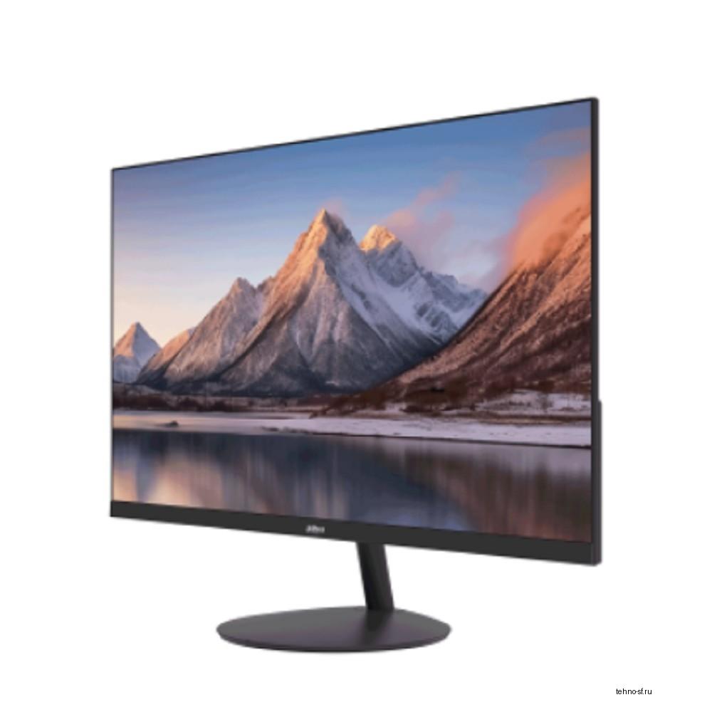 Dahua DHI-LM24-A200Y 23.8"(16:9) FullHD монитор VA ELED 1920x1080 250 кд/м2 3000:1 178°/178° 10 мс 100Гц 16.7Млн (8 бит) VESA 75X75  VGA HDMI