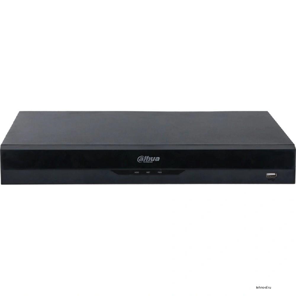 DAHUA DHI-NVR5216-8P-EI2 16-канальный IP-видеорегистратор c PoE до 448Мбит/с; 2 SATA III до 20Тбайт; 1 HDMI (8K), 1 VGA;  1 RJ45 1000Мбит/с, 8 RJ45 100Мбит/с (PoE/PoE+, до 130Вт, поддержка ePoE);трев