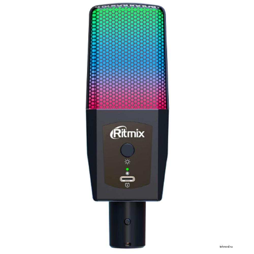 RITMIX RDM-170 Black {Подключение XLR- jack3,5 мм; размеры микрофона: 5 * 15,5 * 3,8 см}
