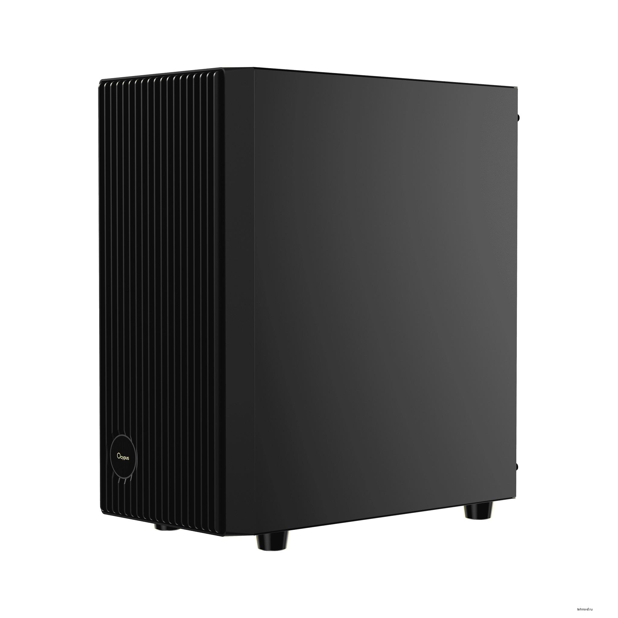 Case Ocypus Gamma C70 BK ARGB  ATX / win / black / 4 ARGB fans / no PSU / Tempered Glass