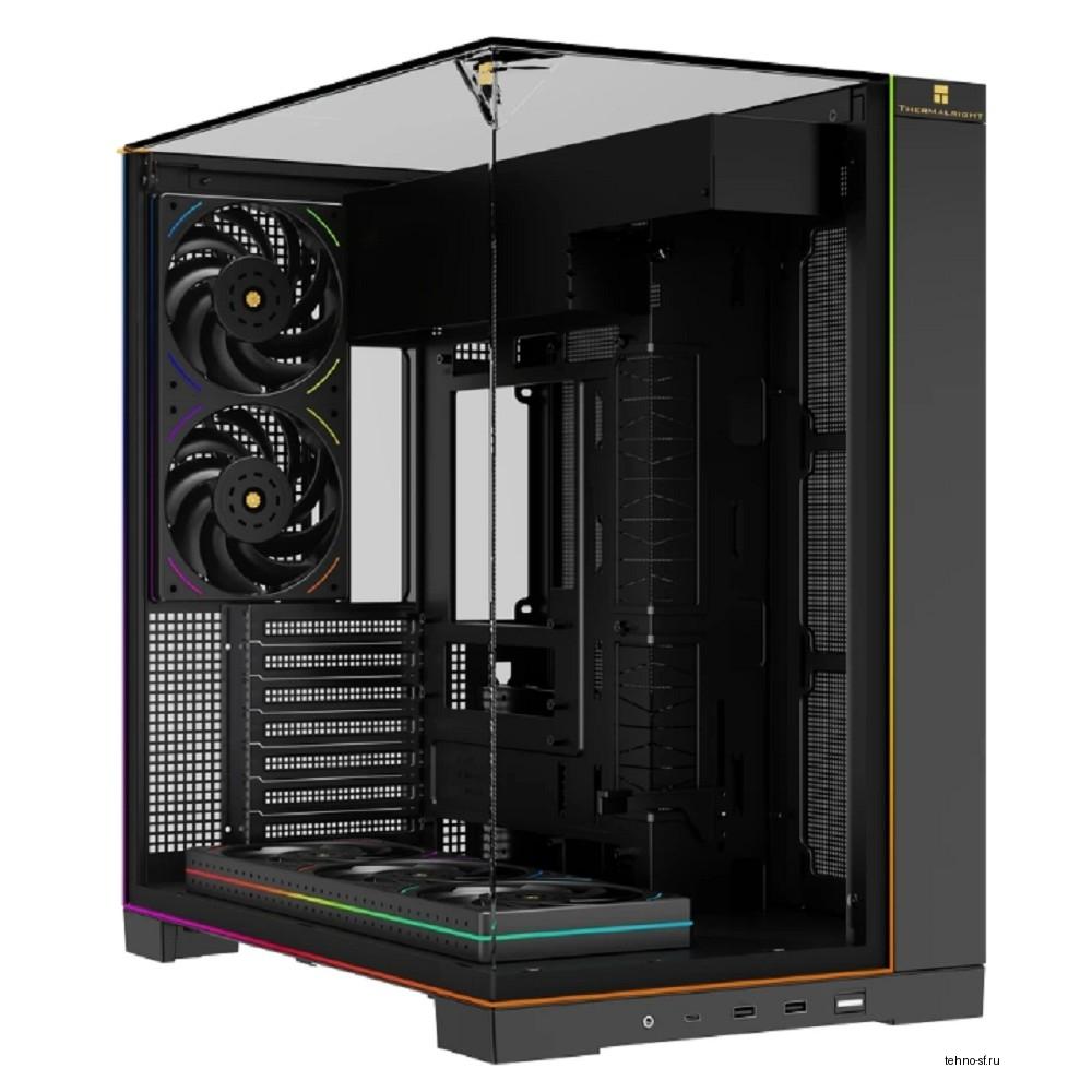 Thermalright Корпус TR-A70 ARGB FanUB / Black / TG / TL-UB36R+TL-UB24 PWM Fans / ARGB Strip / USB TYPE-C / ATX  / TRA70AFUBB