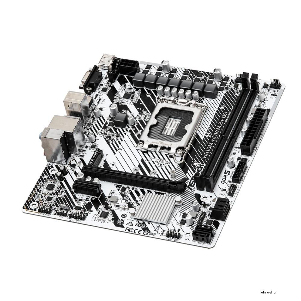 Повреждение упаковки ASROCK H610M-HDV/M.2+ D5 {LGA 1700, Intel H610, mATX} RTL