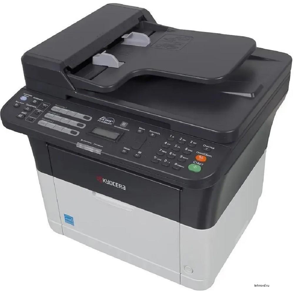 Kyocera FS-1125MFP 1102M73RU0/1102M73RUV/1102M73RU2 {A4, 64Mb, LCD, 25стр/мин, лазерное МФУ, факс,  USB2.0, сетевой, ADF}