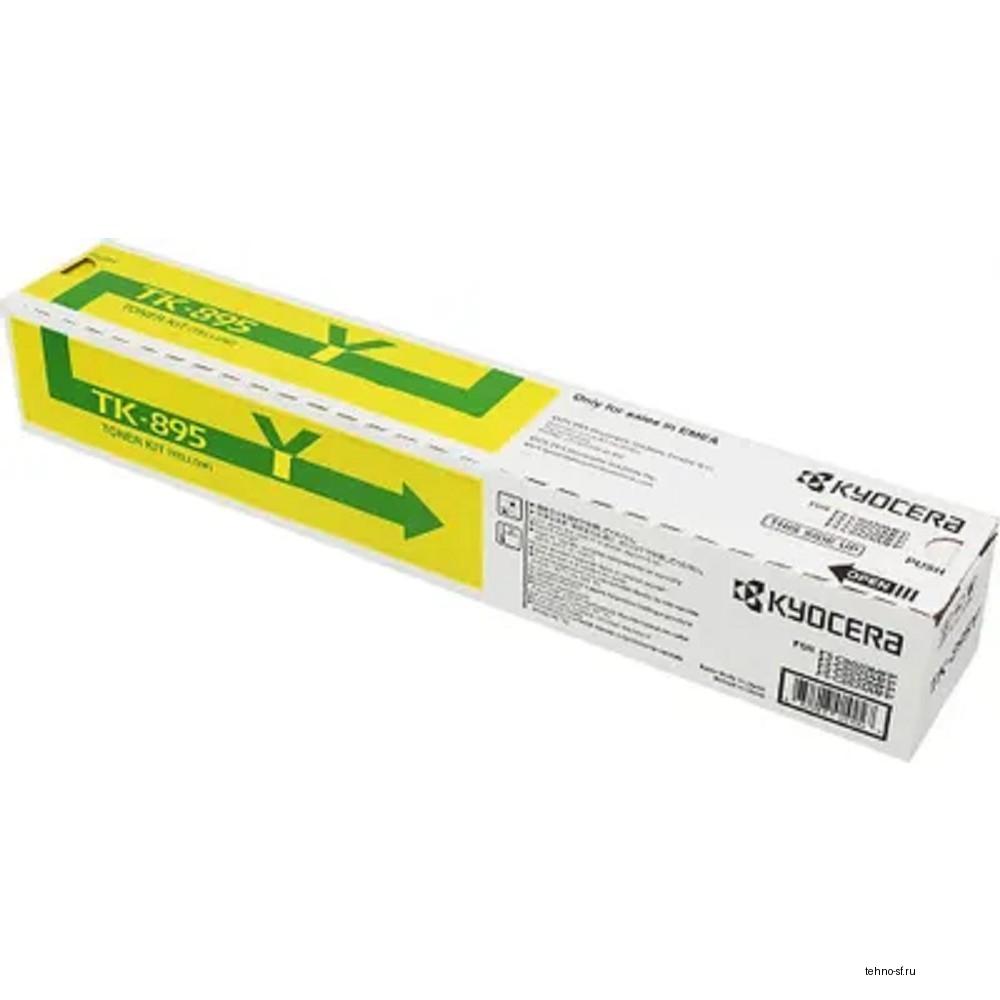 Kyocera-Mita TK-895Y Картридж, Yellow {FS-C8020MFP/C8025MFP/C8525MFP, Yellow,  (6 000стр.)}