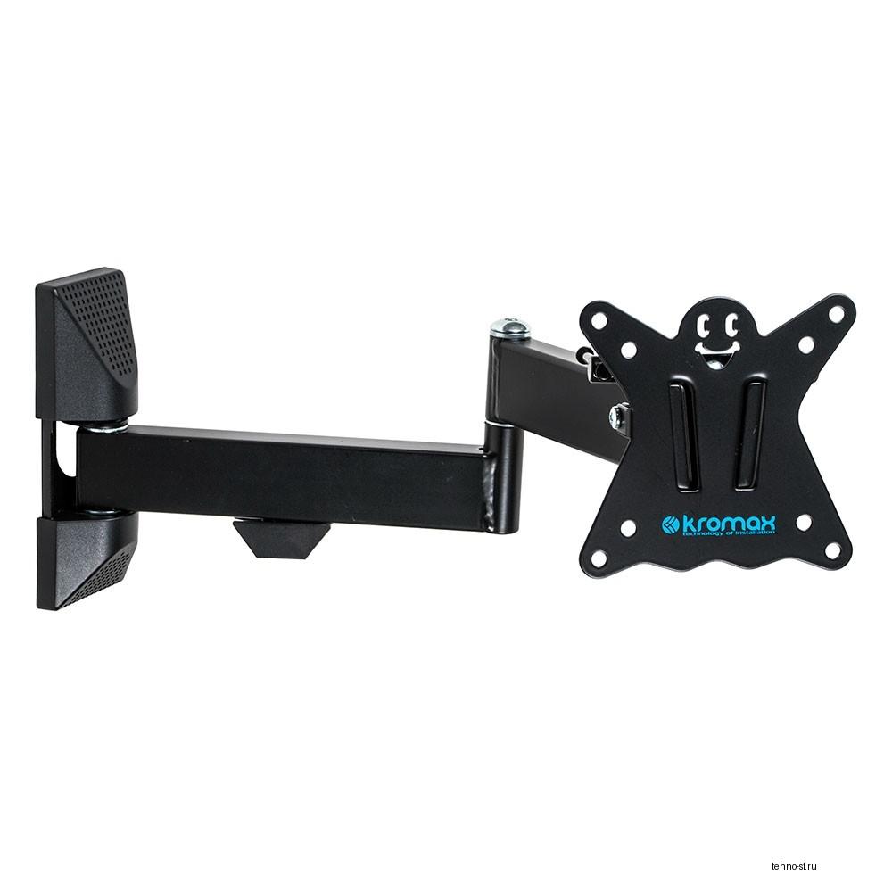 Kromax CASPER-104 черный for TV 10"-32", wall, 5D, max 15 kg