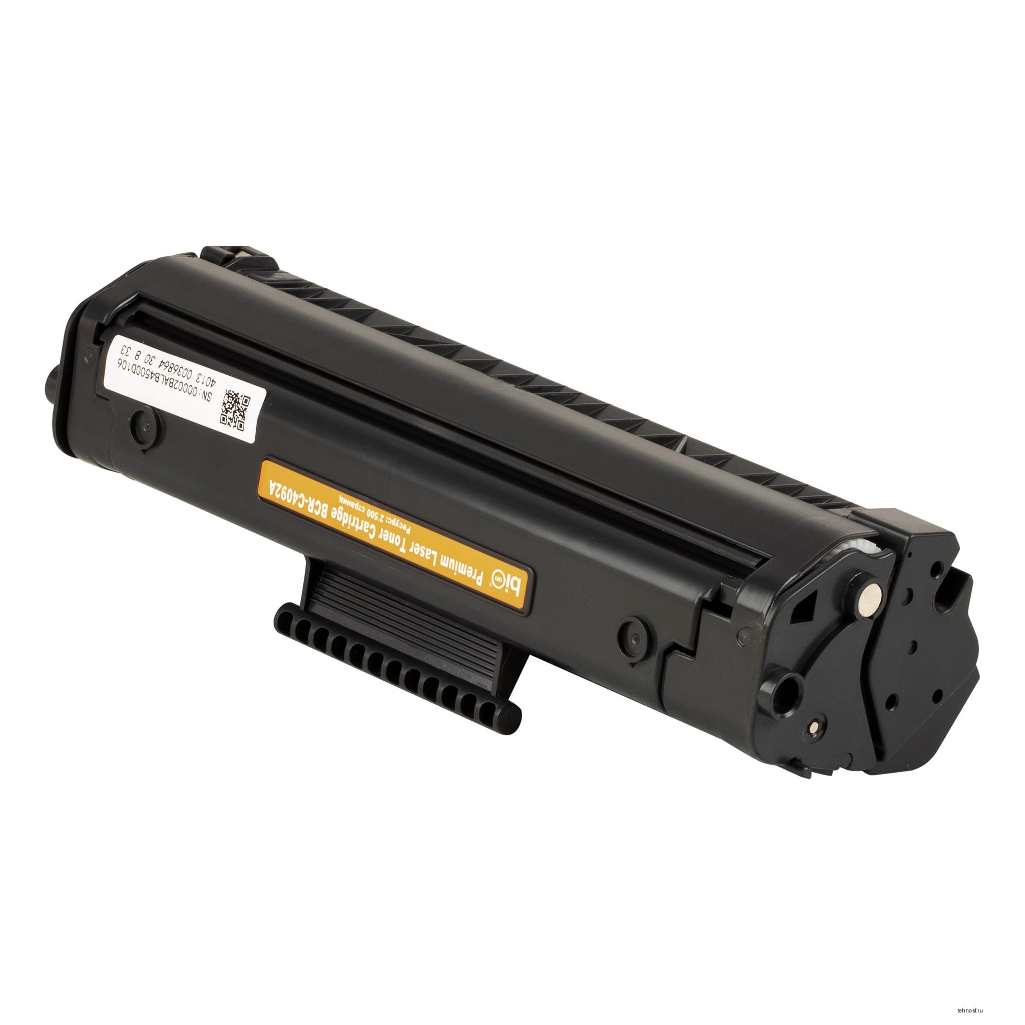 Bion BCR-C4092A Картридж для HP LaserJet 1100/1100SE/1100XI/1100A SE/1100A XI/3200MFP/3200SE MFP/1100A/1100I/3200/3200M/3200SE  (2500  стр.), Черный