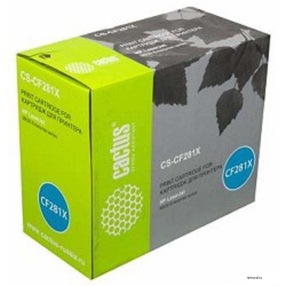 CACTUS CF281X Картридж для HP LJ Enterprise M605n/M606dn/M630h (25000 стр.) с чипом