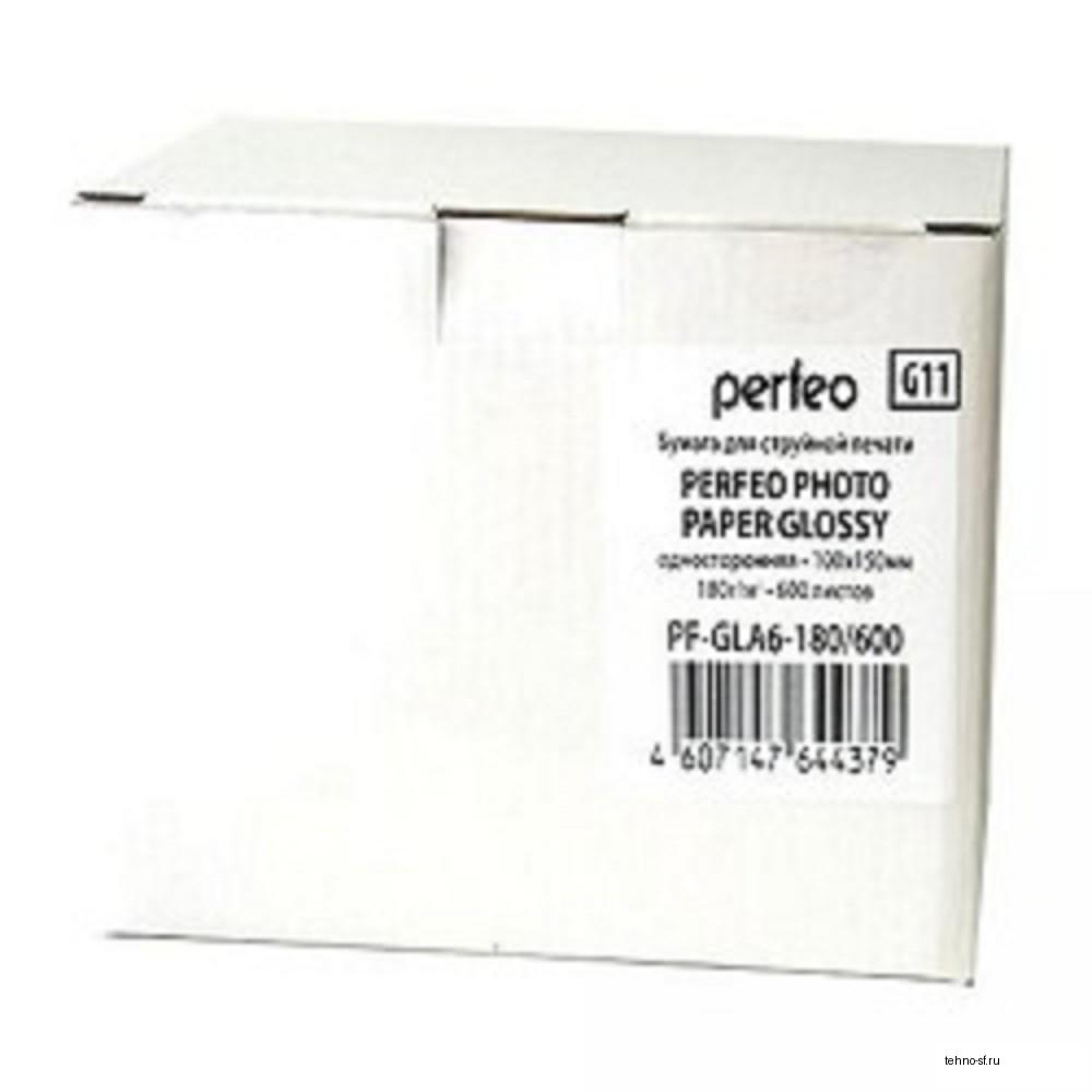 Perfeo PF-GLA6-180/600 Бумага Perfeo глянцевая 600л, 10х15 180 г/м2 (G11)