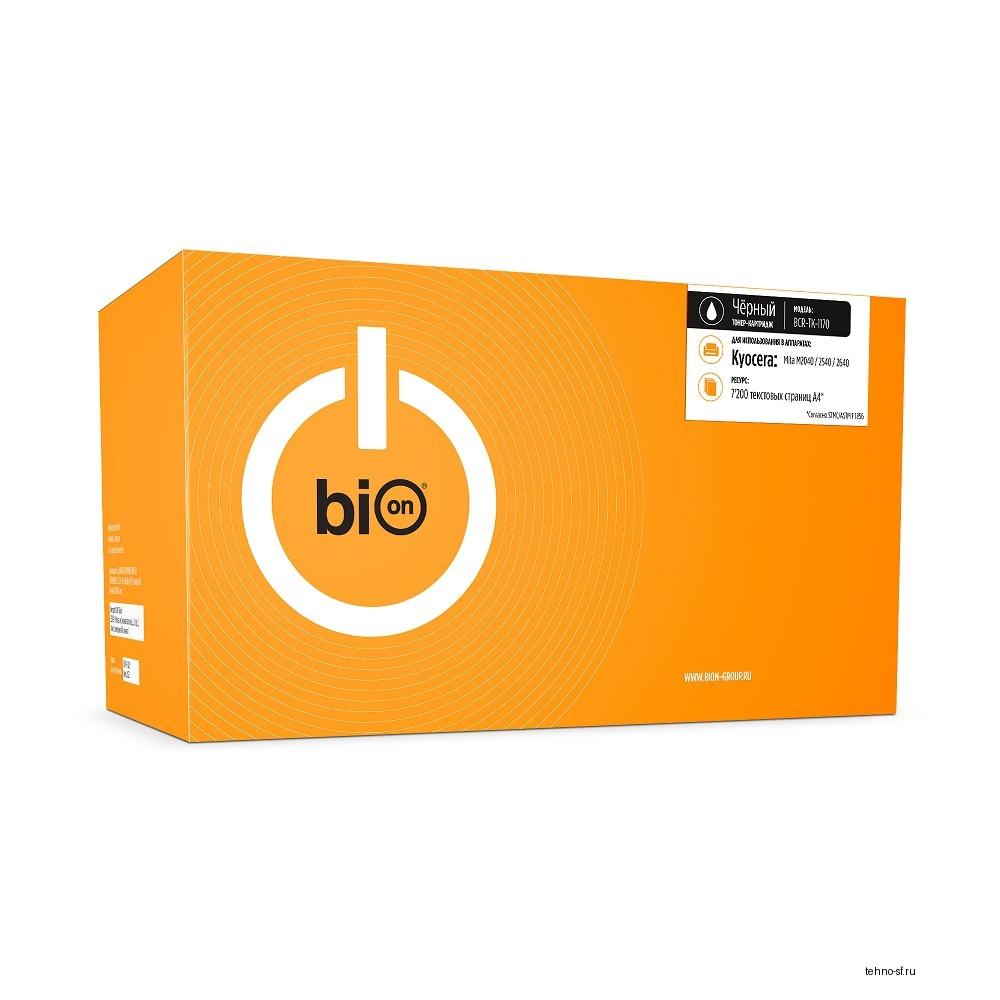 Bion BCR-TK-1170  Картридж для Kyocera ECOSYS M2040dn/M2540dn/M2640idw (7200  стр.),Черный, с чипом