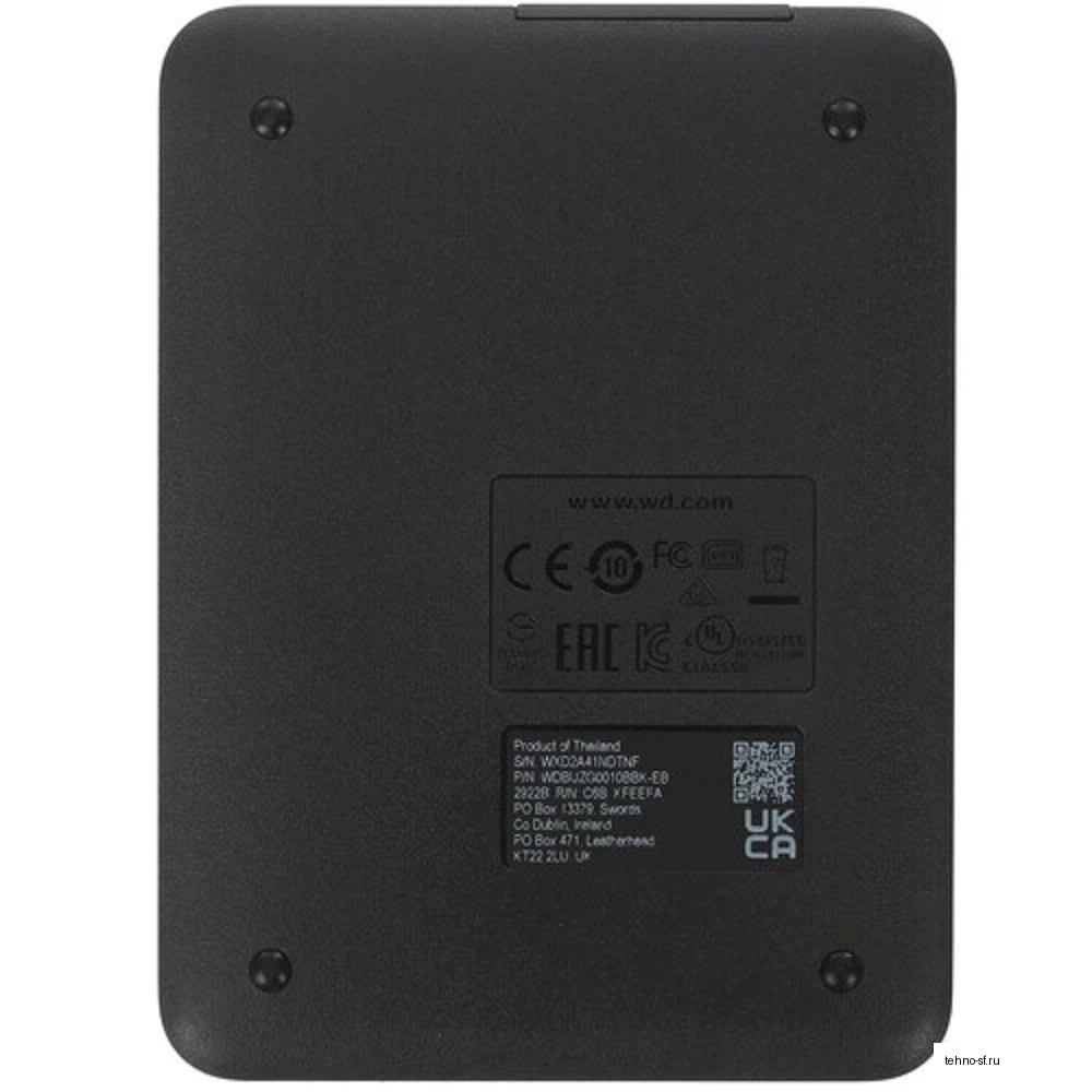 WD Portable HDD 1TB Elements Portable WDBUZG0010BBK-WESN {USB3.0, 2.5", black}
