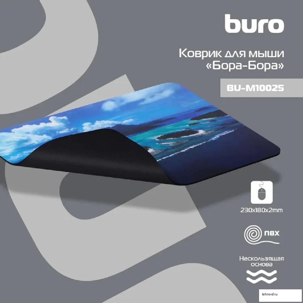 Коврик для мыши Buro BU-M10025 рисунок/Бора-Бора [291837]