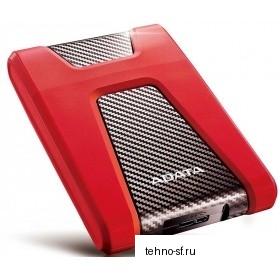 A-Data Portable HDD 2Tb HD650 AHD650-2TU31-CRD {USB 3.1, 2.5", Red}