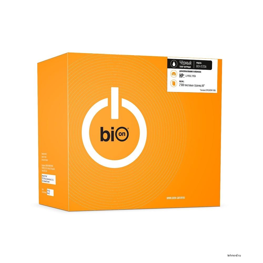 Bion BCR-CF233A Картридж для HP{LaserJet Ultra M106w/M134a/M134fn} (2300  стр.), Черный