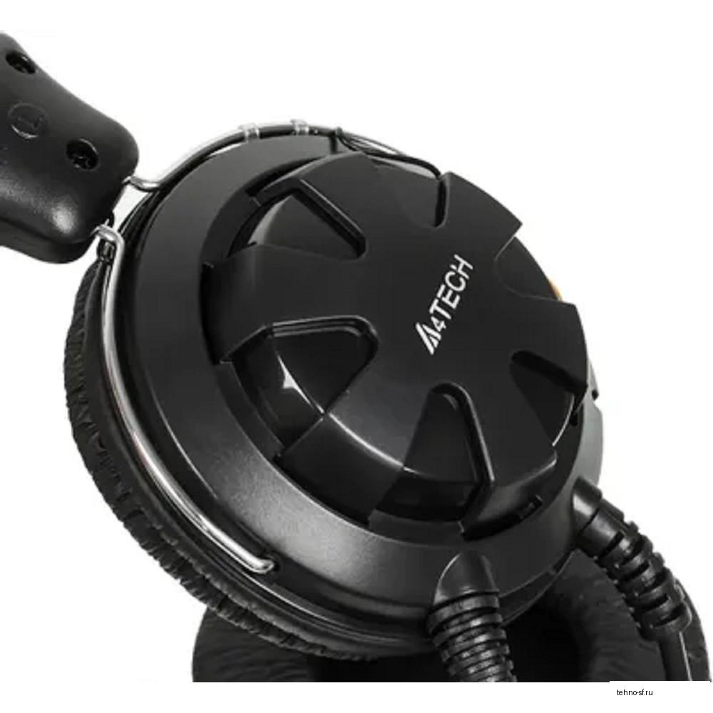 A4Tech HS-28 черный 1.8м мониторы оголовье (HS-28 (BLACK)) [567947]