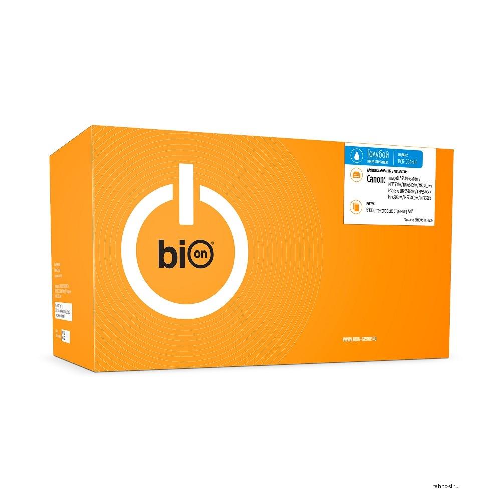 Bion BCR-C046HC Картридж для Canon{ imageCLASS MF735Cdw/MF733Cdw/LBP654Cdw/MF731Cdw, i-Sensys LBP653Cdw/LBP654Cx/MF732Cdw/MF734Cdw/MF735Cx }(5000  стр.),Голубой, с чипом