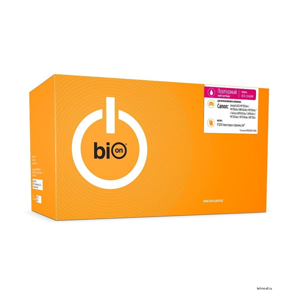 Bion BCR-C046HM Картридж для Canon{ imageCLASS MF735Cdw/MF733Cdw/LBP654Cdw/MF731Cdw, i-Sensys LBP653Cdw/LBP654Cx/MF732Cdw/MF734Cdw/MF735Cx} (5000  стр.), Пурпурный, с чипом