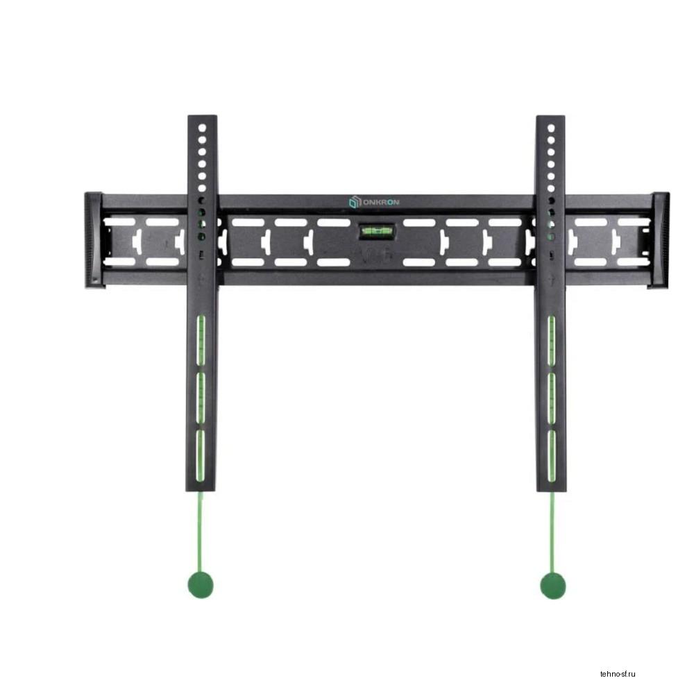 ONKRON FM6 чёрный {40"-65" Максимальная нагрузка: 68,2 кг VESA: 75x75, 100x100, 100x200, 200x100, 200x200, 200x300, 200x400, 300x100, 300x200, 300x300, 300x400, 400x200, 400x300,400x400}