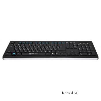 Клавиатура Oklick 870S черный USB беспроводная slim Multimedia [368218]