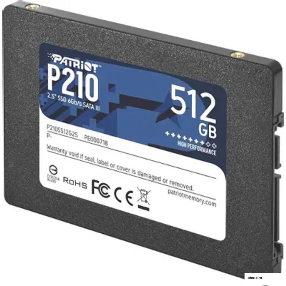 Patriot SSD 512Gb P210 P210S512G25 {SATA 3.0}