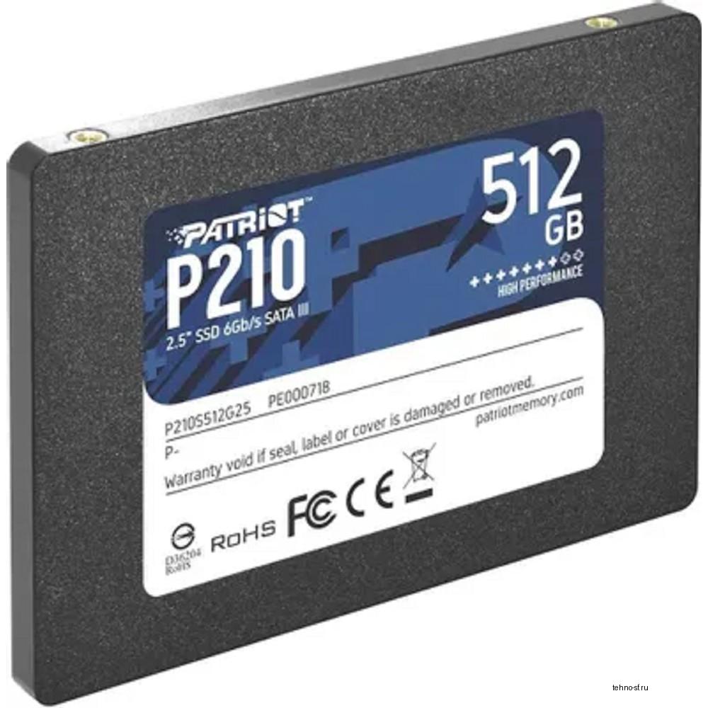 Patriot SSD 512Gb P210 P210S512G25 {SATA 3.0}