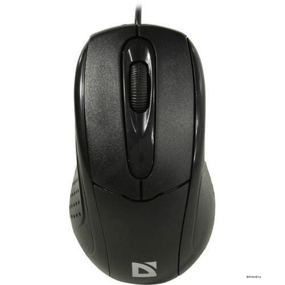 Defender Standard MB-580B [52580] {проводная оптическая мышь, черный, 3 кнопки, 1000 dpi}
