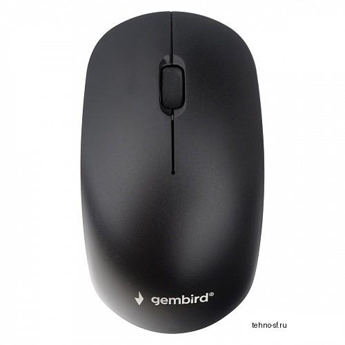 Gembird MUSW-435 {Мышь беспроводная, черный, 2.4ГГц, 2кн+колесо-мышка, 1000/1600/2400 DPI, оптический}