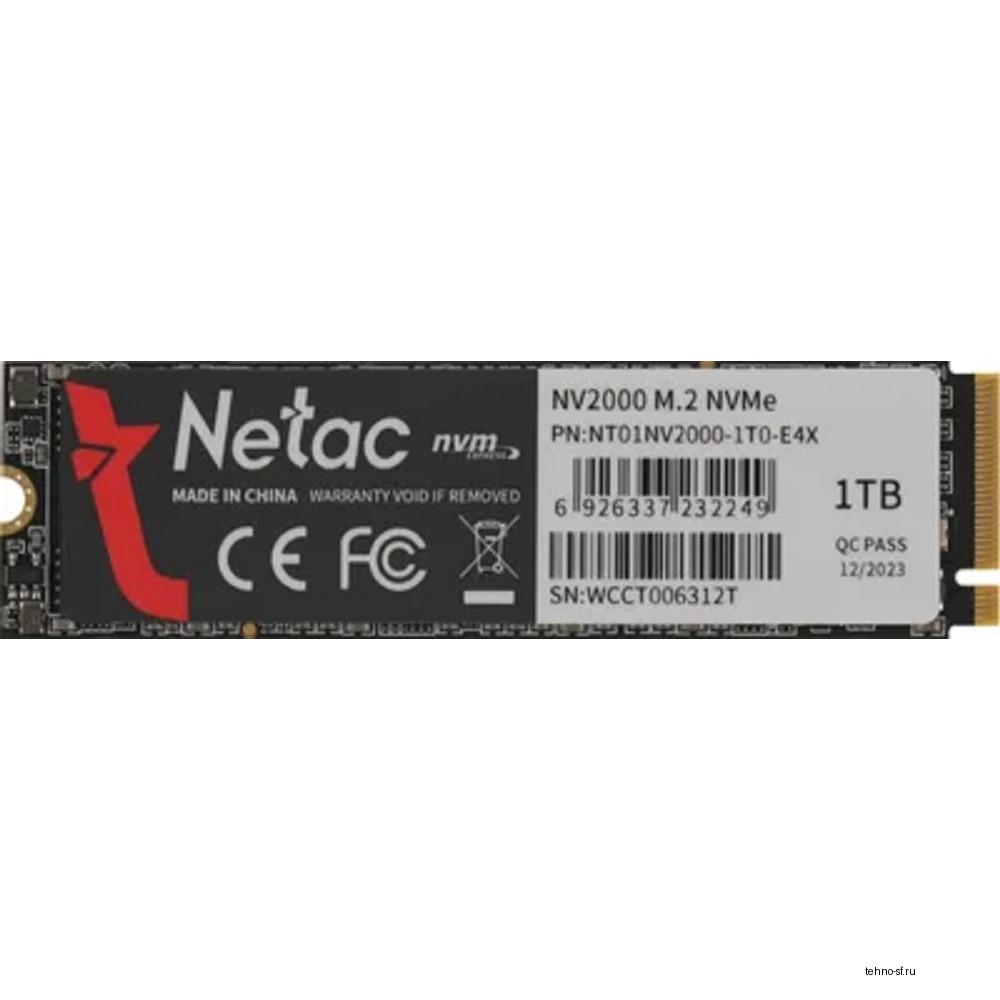 SSD Netac NV2000 PCIe 3 x4 M.2 2280 NVMe 3D NAND SSD 1TB NT01NV2000-1T0-E4X