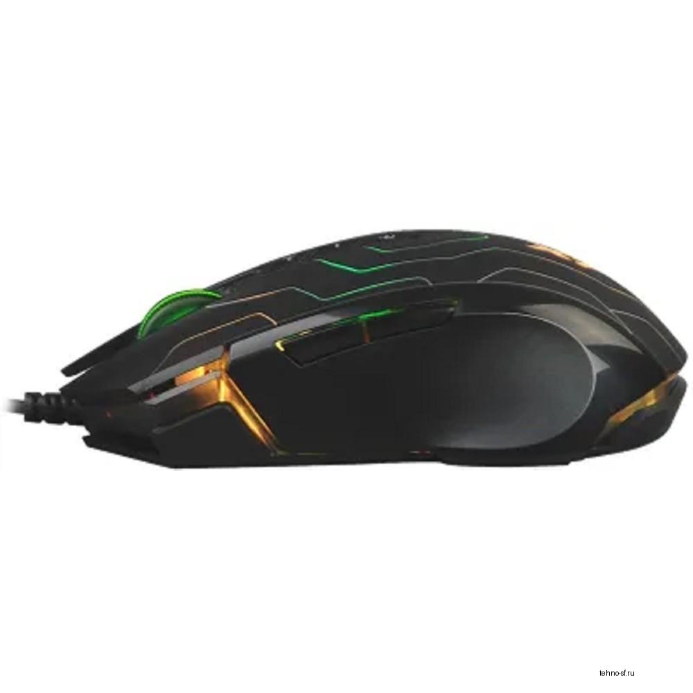 Мышь A4Tech X89 Maze черный оптическая (2400dpi) USB (8but)
