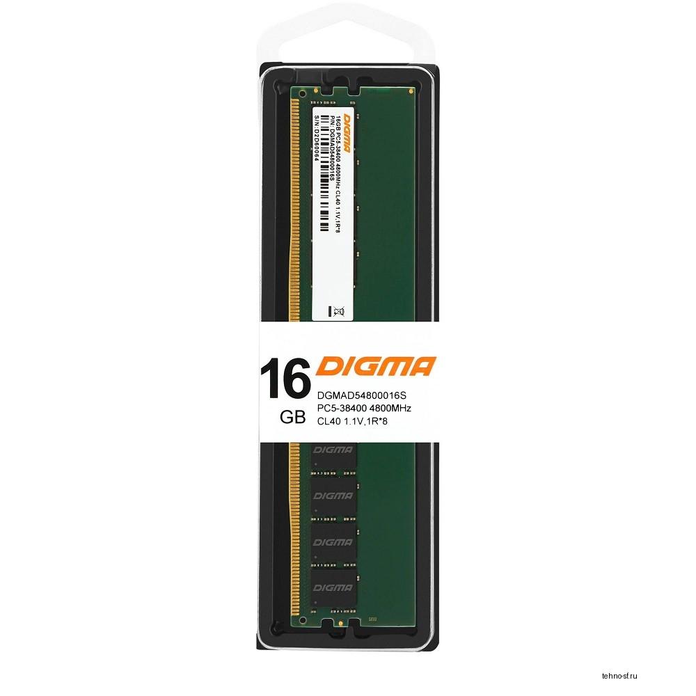 Digma DDR5 DIMM 16GB 4800MHz DGMAD54800016S