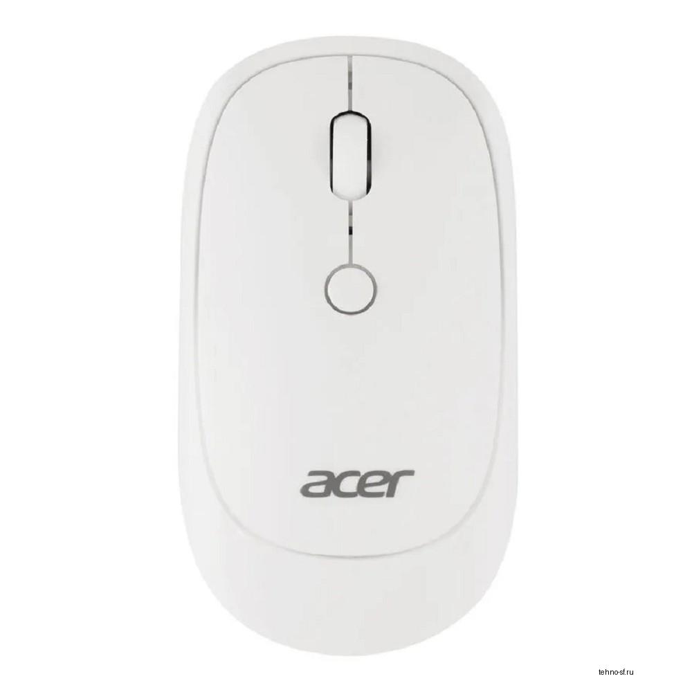 Acer OMR138 [ZL.MCEEE.01L] белый оптическая (1600dpi) беспроводная USB (3but)