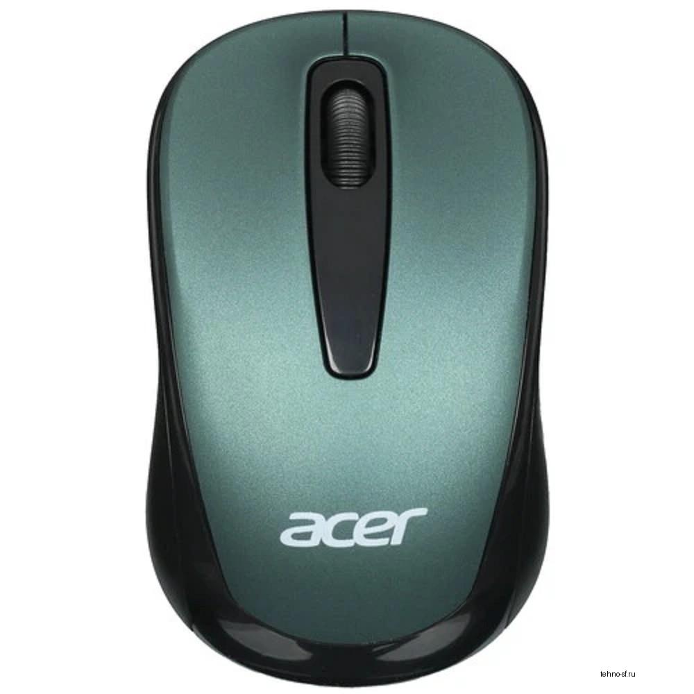 Acer OMR135 [ZL.MCEEE.01I] зеленый оптическая (1000dpi) беспроводная USB для ноутбука (2but)
