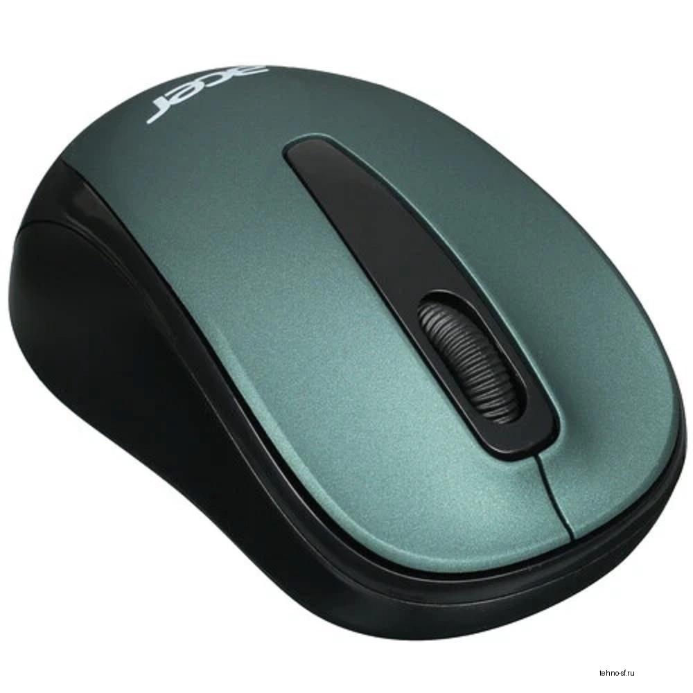 Acer OMR135 [ZL.MCEEE.01I] зеленый оптическая (1000dpi) беспроводная USB для ноутбука (2but)