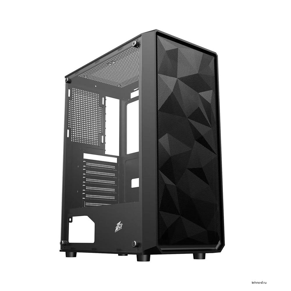 1STPLAYER FD3 Black / ATX / 4x120mm LED fans inc. / FD3-BK-4F1