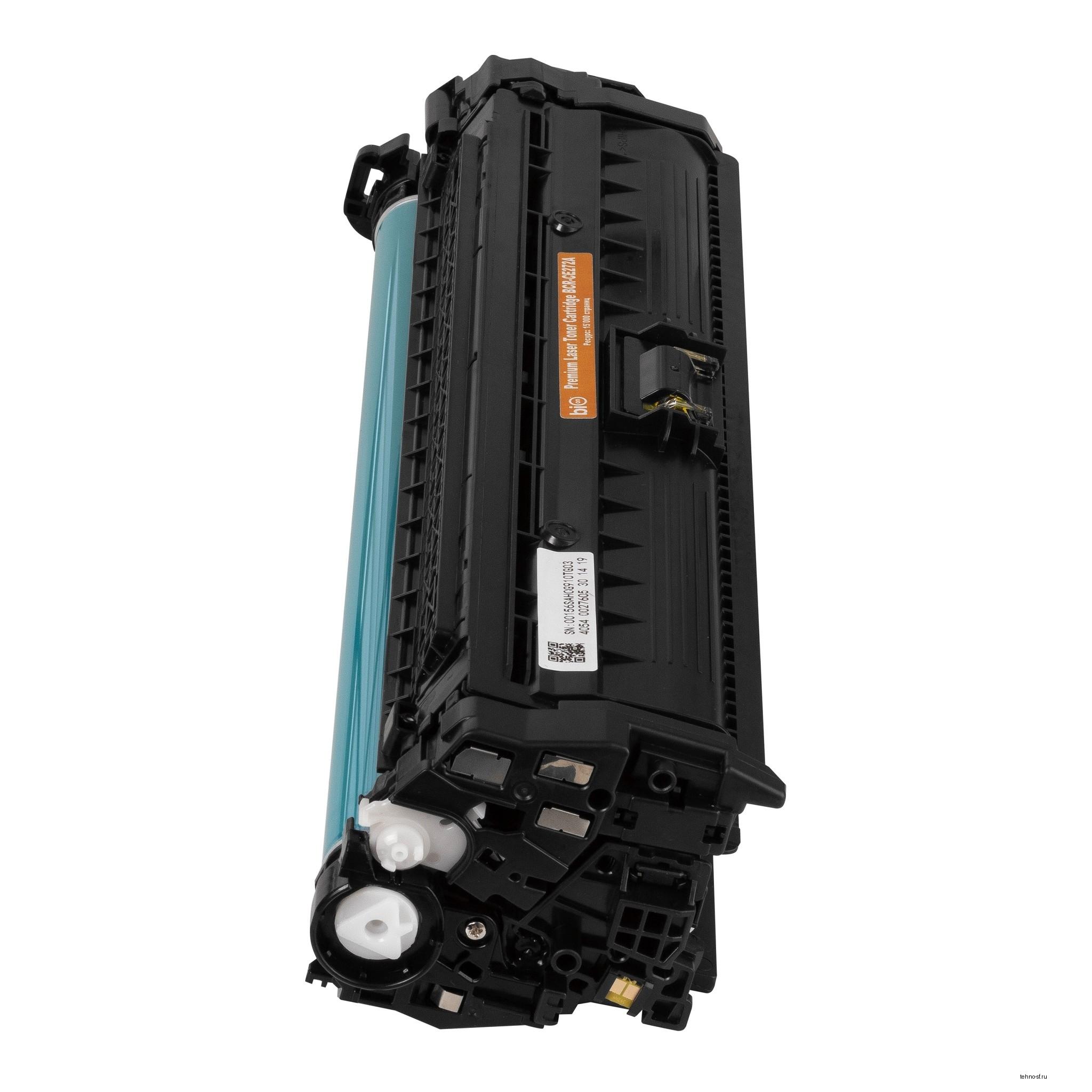 Bion CE272A Картридж для HP CP5525/5525N/5525dn/5525sh (15000 стр.), Желтый, с чипом